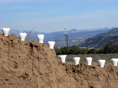 Installations near Parachute and Rulison, Garfield County, Western Colorado